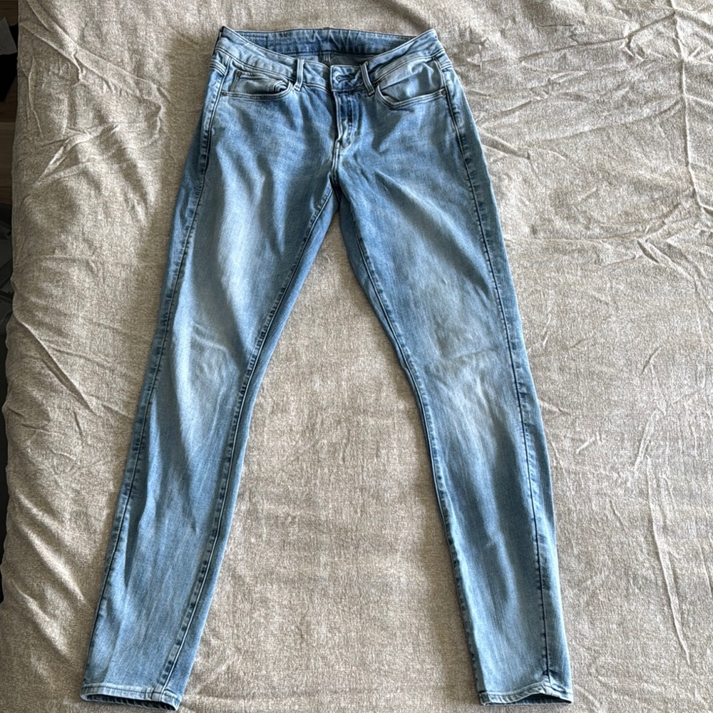 G-Star 3301 Mid-Skinny Light Blue Women's Jeans Sz 29x34